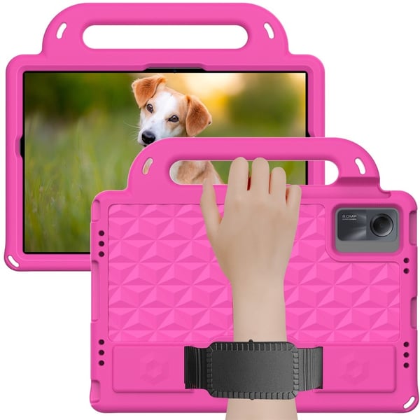 SKALO Xiaomi Redmi Pad 2 Rhombus håndtag/stativ Cover - Pink