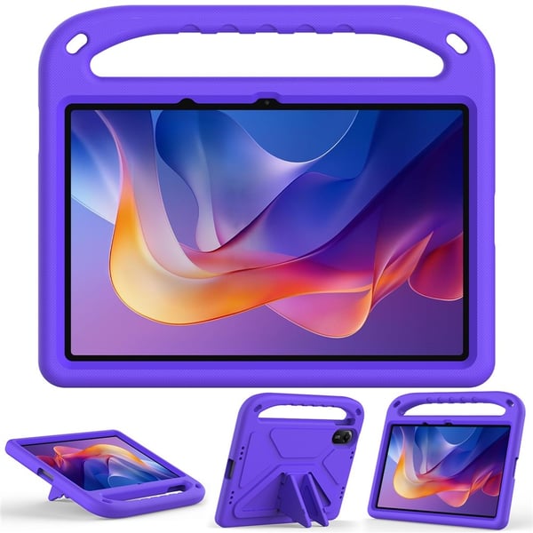 SKALO Xiaomi Redmi Pad 2 Lasten suojakotelo, jossa on kahva ja jalusta - Violetti