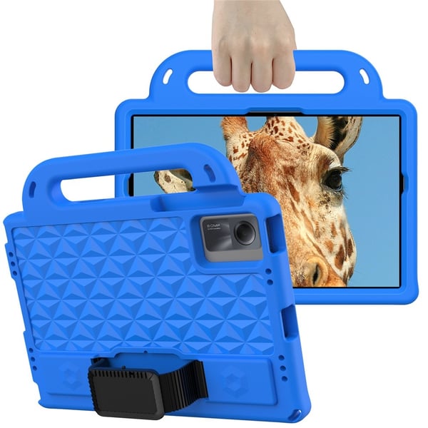 SKALO Xiaomi Redmi Pad 2 Rhombus håndtag/stativ Cover - Blå