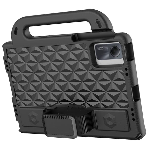 SKALO Xiaomi Redmi Pad 2 Rhombus kahva/teline Suojakuori - Musta