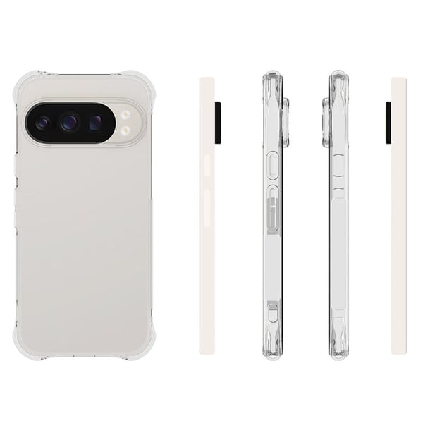 SKALO Google Pixel 10 Pro Extra strong TPU Suojakuori - Läpinäkyvä