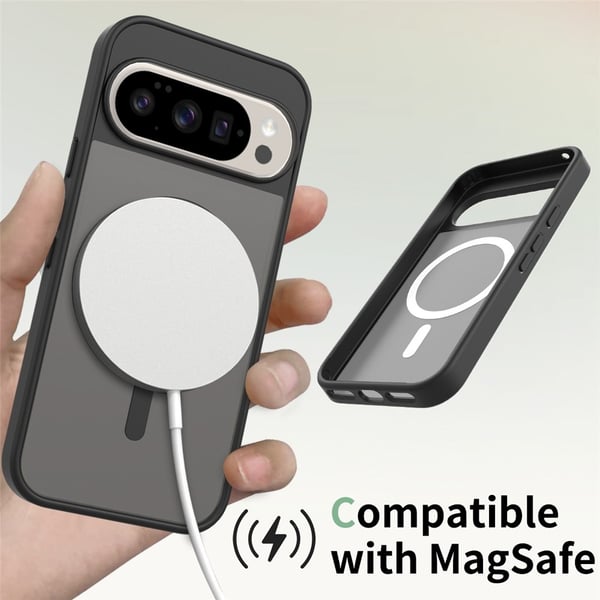 SKALO Google Pixel 10 Pro Skin-touch Hybrid Cover - Sort