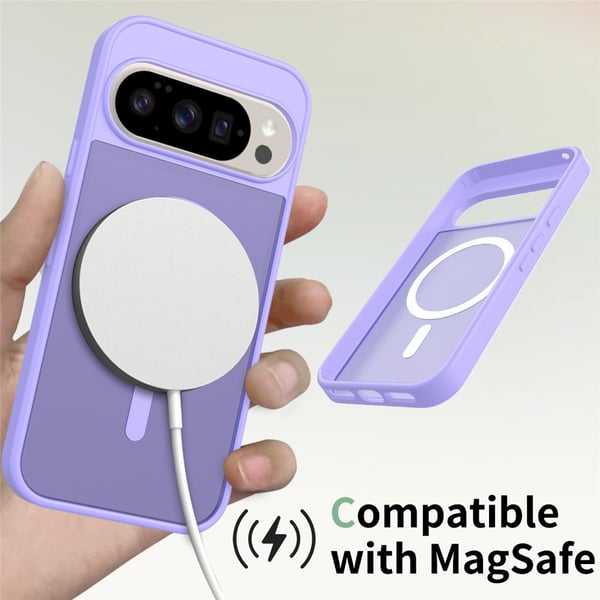 SKALO Google Pixel 10 Pro Skin-touch Hybrid Cover - Lilla