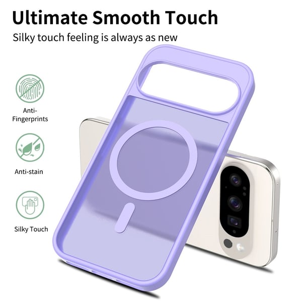 SKALO Google Pixel 10 Pro Skin-touch Hybrid Cover - Lilla