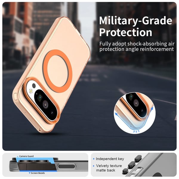 SKALO Google Pixel 10 Pro Candy Series Hybrid Cover - Orange