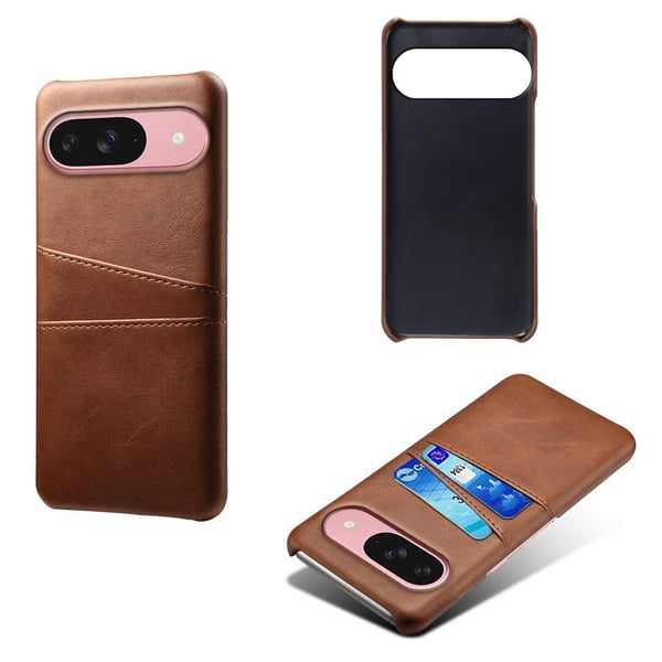 SKALO Google Pixel 10 Pro PU-Læder Kortholder Cover - Brun