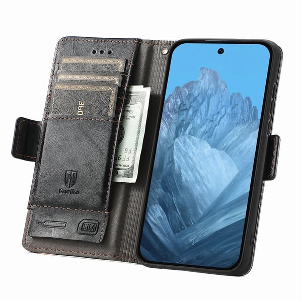 SKALO Google Pixel 10 Pro CASENEO 002 Premium Flip Cover - Sort