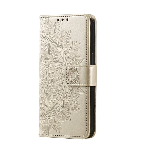 SKALO Google Pixel 10 Pro Mandala Flip Cover - Guld