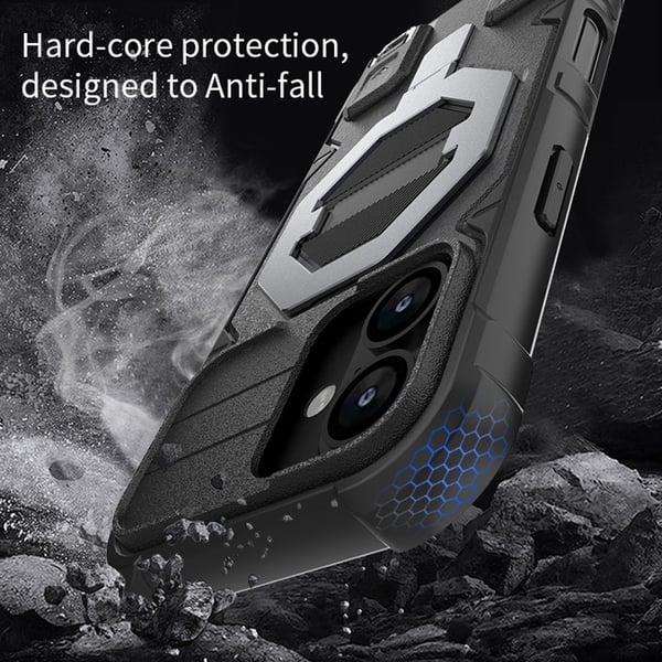 SKALO iPhone 17 Armor Matrix Suojakuori - Vihreä