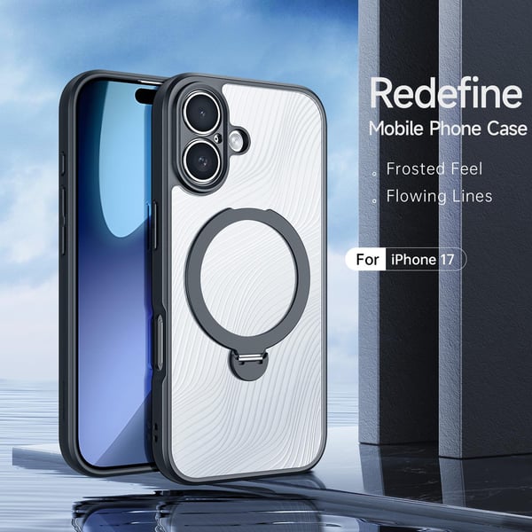 DUX DUCIS iPhone 17 Aimo Series Kickstand Cover - Sort
