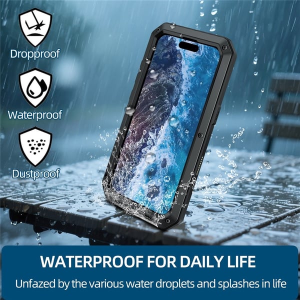 SKALO iPhone 17 Heavy Armor Cover - Sort