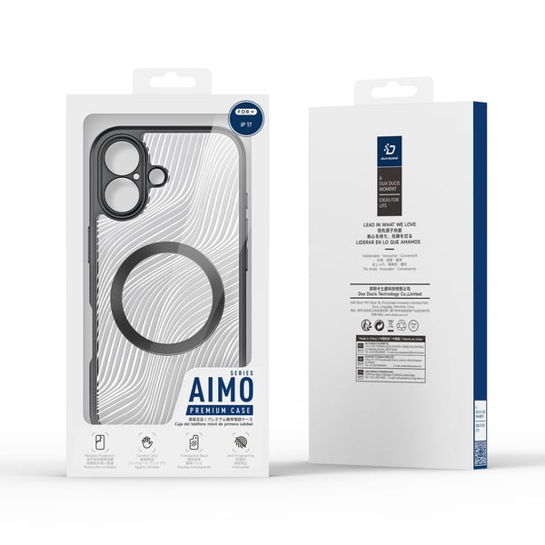 DUX DUCIS iPhone 17 Aimo Series Suojakuori - Musta