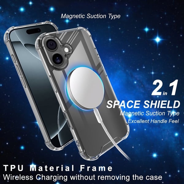 IMAK iPhone 17 Extra strong TPU Suojakuori - Läpinäkyvä