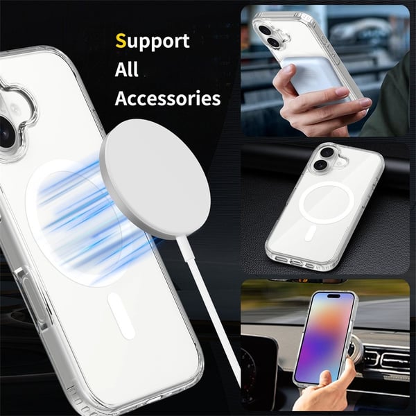 SKALO iPhone 17 Läpinäkyvä TPU Suojakuori - Läpinäkyvä
