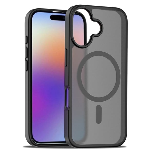 SKALO iPhone 17 Skin-touch Hybrid Cover - Sort