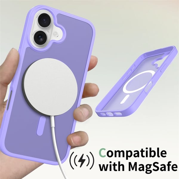 SKALO iPhone 17 Skin-touch Hybrid Cover - Lilla