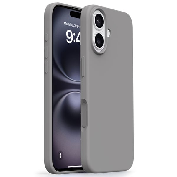 SKALO iPhone 17 Tynd Silikone Cover - Grå