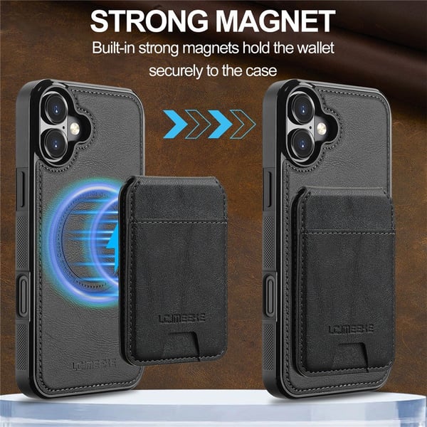 SKALO iPhone 17 LC.IMEEKE L3 Cover - Sort