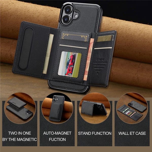 SKALO iPhone 17 LC.IMEEKE L5 Cover - Sort