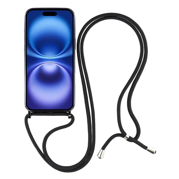SKALO iPhone 17 TPU Color Edge Kaulakoru Suojakuori - Musta