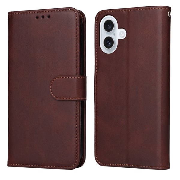 SKALO iPhone 17 PU-læder Flip Cover