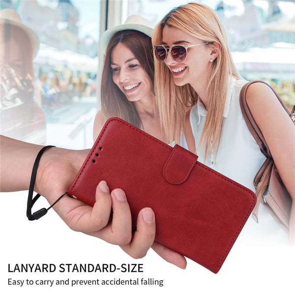 SKALO iPhone 17 PU-læder Flip Cover