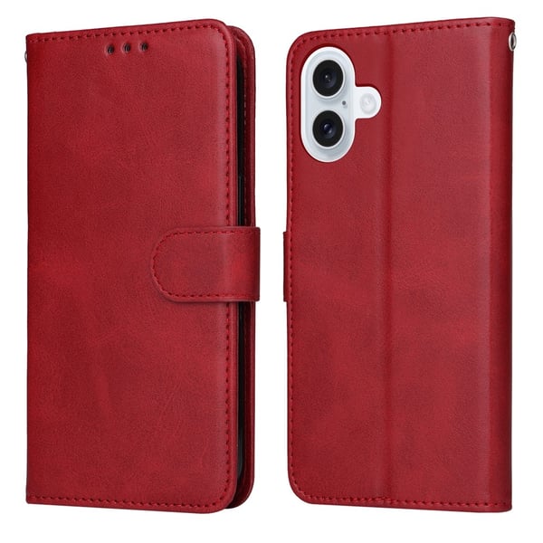 SKALO iPhone 17 PU-læder Flip Cover