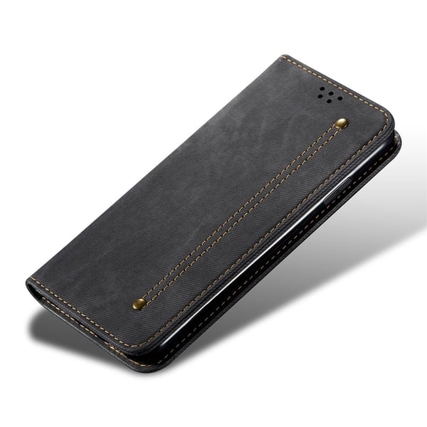 SKALO iPhone 17 Jeans Flip Cover - Sort