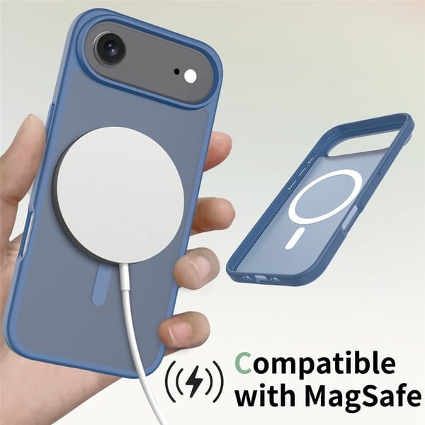 SKALO iPhone Air Skin-touch Hybrid Cover - Blå