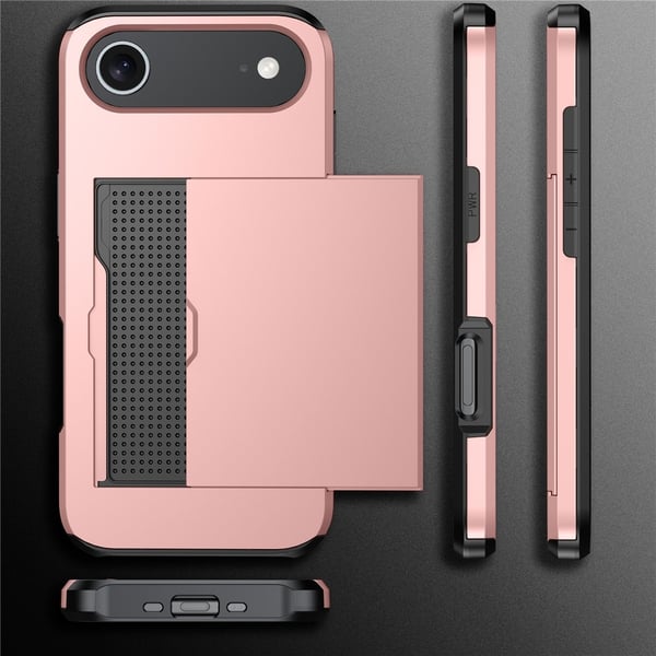SKALO iPhone Air Armor Kortholder Cover - Guld