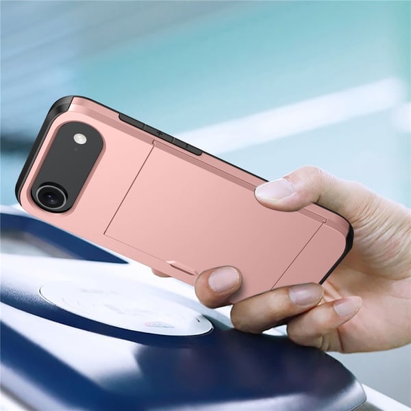 SKALO iPhone Air Armor Kortholder Cover - Blå