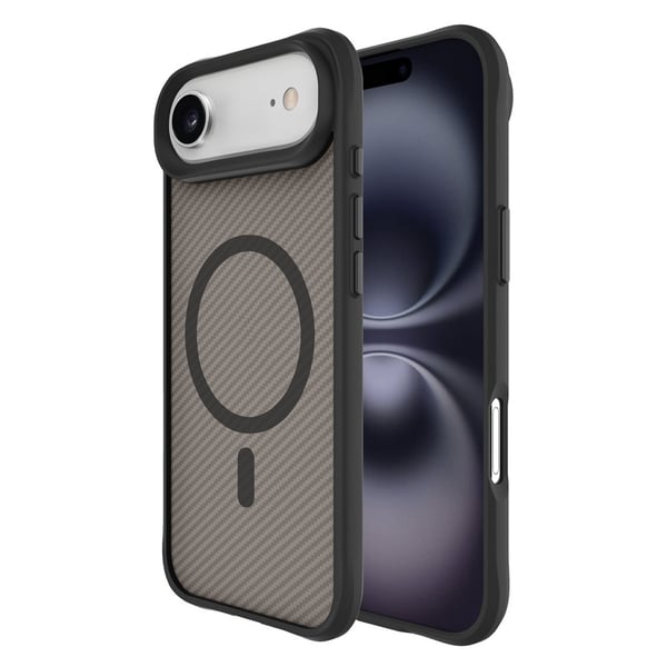 SKALO iPhone Air Carbon Fiber Cover - Sort