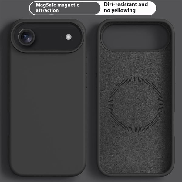 SKALO iPhone Air Tynd Silikone Cover - Sort