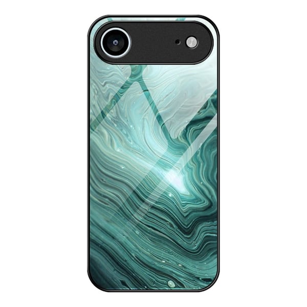 SKALO iPhone Air Marmor Hærdet Glas TPU Cover - #1