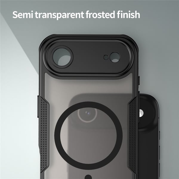 SKALO iPhone Air Armor Hybrid Frosted Cover - Sort