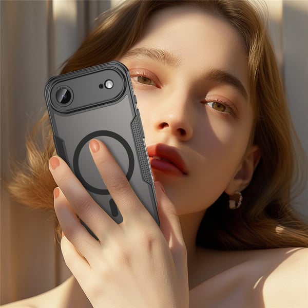 SKALO iPhone Air Armor Hybrid Frosted Cover - Sort