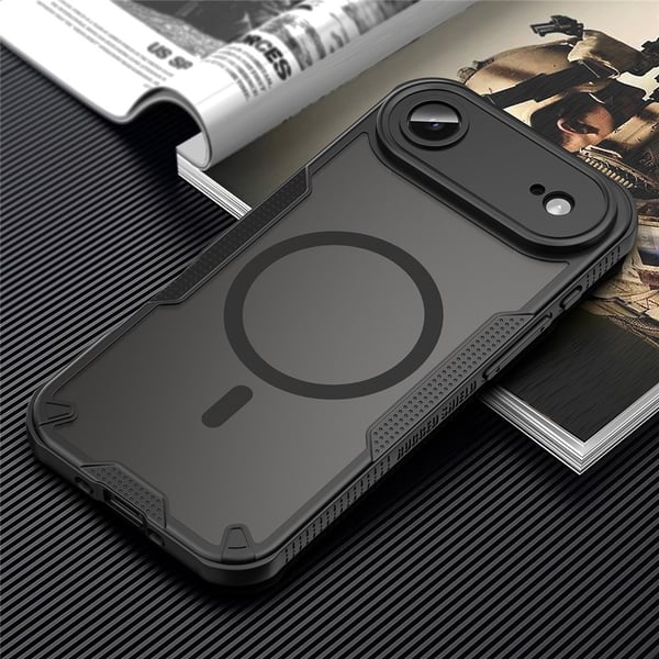 SKALO iPhone Air Armor Hybrid Frosted Cover - Sort