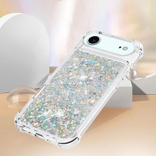 SKALO iPhone Air Kviksand Glimmer Cover - Sølv