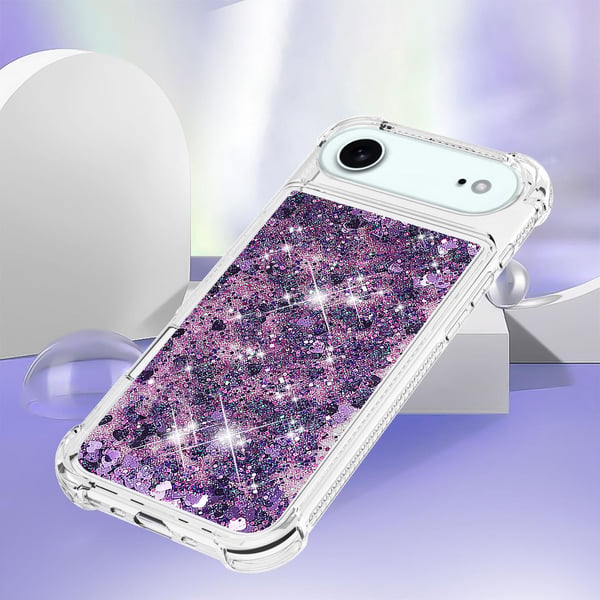 SKALO iPhone Air Kviksand Glimmer Cover - Lilla