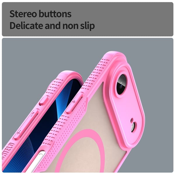 SKALO iPhone Air Armor Hybrid Frosted Cover - Pink