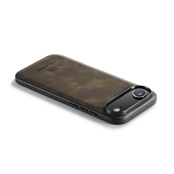 DG MING iPhone Air Premium PU-læder Hybrid Cover - Mørkebrun