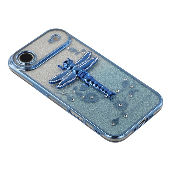 SKALO iPhone Air KADEM Dragonfly Glitter Cover - Blå