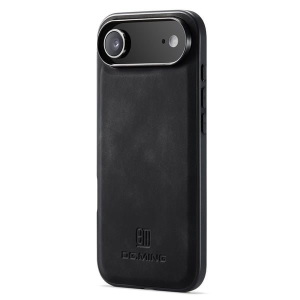 DG MING iPhone Air Premium PU-læder Hybrid Cover - Sort