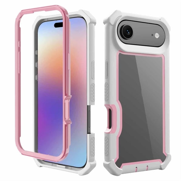 SKALO iPhone Air Robust Hjørnebeskyttelse Cover - Pink