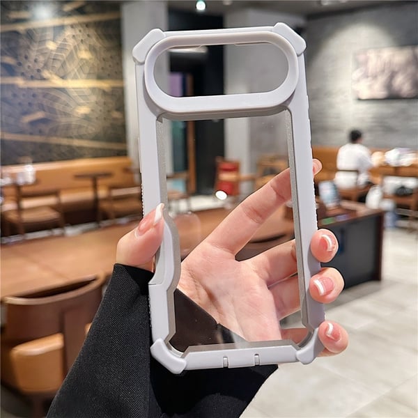SKALO iPhone Air Robust Hjørnebeskyttelse Cover - Grå