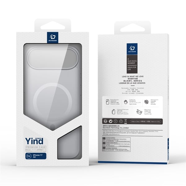 DUX DUCIS iPhone Air Yind Series Matte Finish Cover - Grå