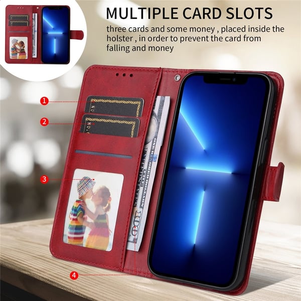 SKALO iPhone Air PU-læder Flip Cover