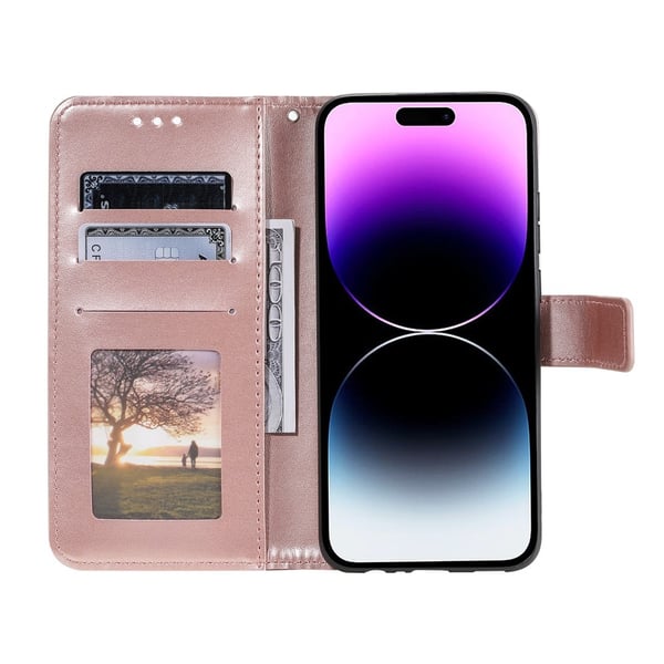 SKALO iPhone Air Mandala Lompakkokotelo - Ruusukulta