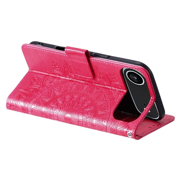 SKALO iPhone Air Mandala Lompakkokotelo - Cerise