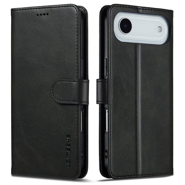 SKALO iPhone Air LC.IMEEKE Premium PU-læder Flip Cover - Sort